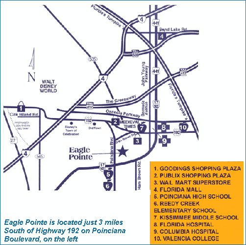 Eagle Pointe location map