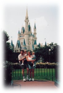 The family at Magic Kingdom